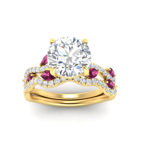 round-cut-twisted-curved-shank-pink-sapphire-bridal-set-in-yellow-gold-fdens11656rogsadrpiangle5-nl-yg.jpg