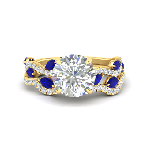round-cut-twisted-curved-shank-sapphire-bridal-set-in-yellow-gold-fdens11656rogsablsleep-nl-yg.jpg