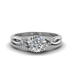 Load image into Gallery viewer, round-cut-twisted-diamond-bridal-set-in-14K-white-gold-FD8300RO-NL-WG.jpg
