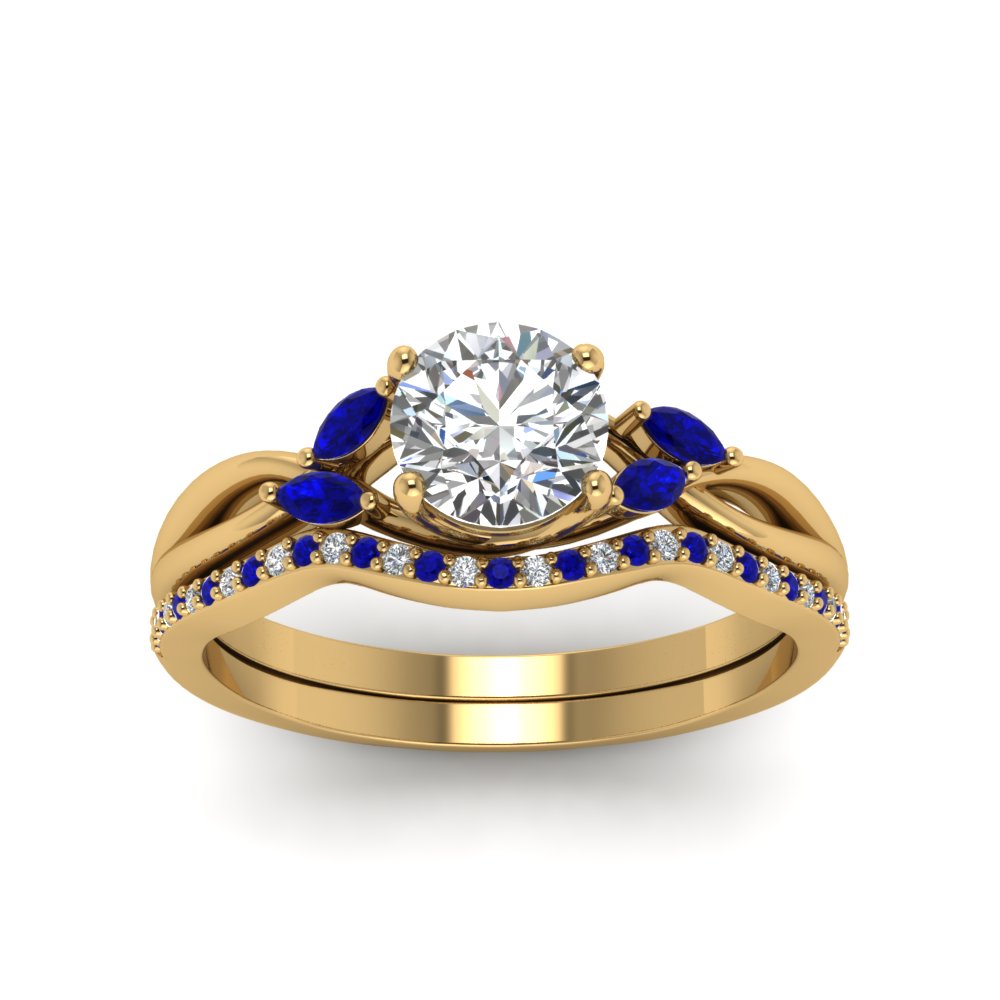 round-cut-twisted-diamond-bridal-set-with-blue-sapphire-in-14K-yellow-gold-FD8300ROGSABL-NL-YG.jpg