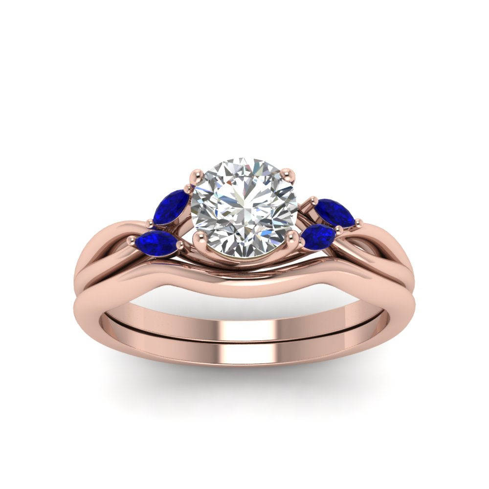 round-cut-twisted-diamond-ring-with-matching-curved-band-with-blue-sapphire-in-14K-rose-gold-FD8300ROGSABL-NL-RG.jpg