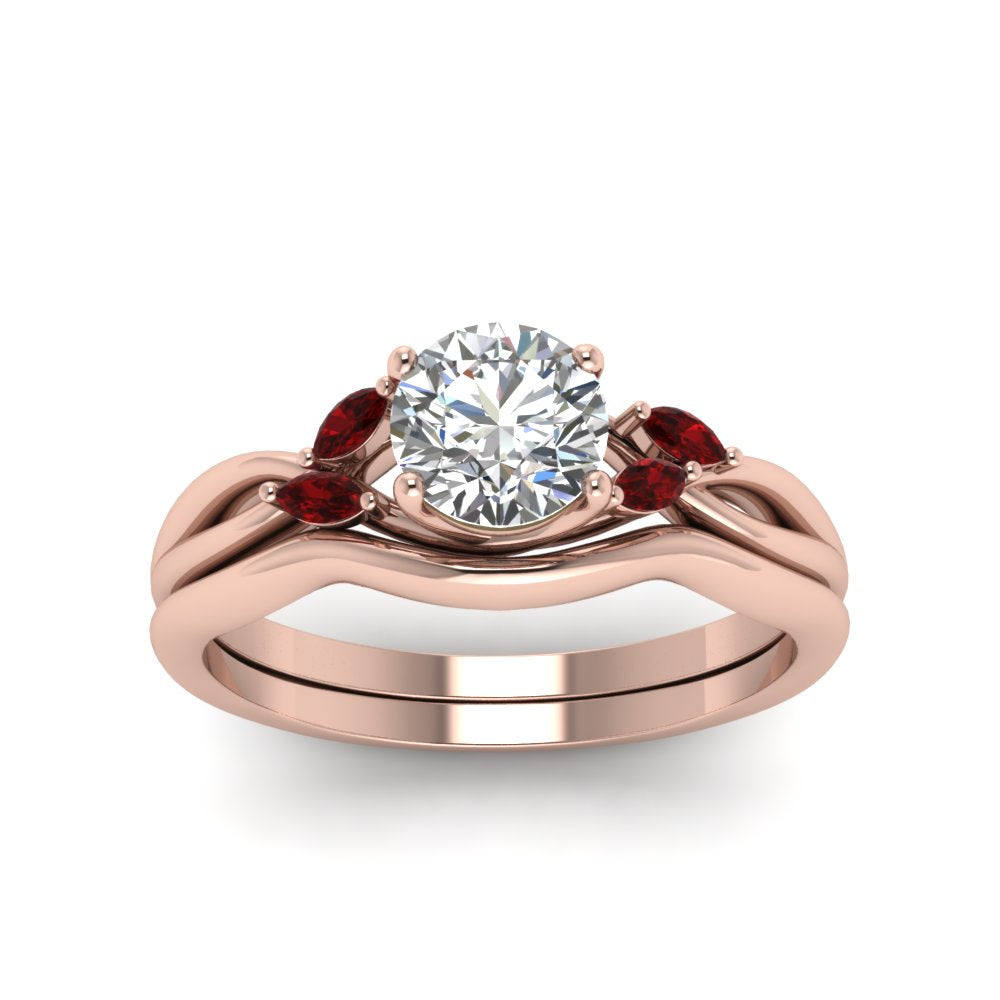 round-cut-twisted-diamond-ring-with-matching-curved-band-with-ruby-in-14K-rose-gold-FD8300ROGRUDR-NL-RG.jpg