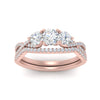 Load image into Gallery viewer, round-cut-twisted-floral-prong-diamond-wedding-set-in-rose-gold-FD10257RO-ANGLE5-NL-RG_4d964d2e-e88f-4300-8234-9ff60847d1c2?v=1756360188