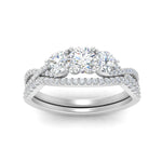 Load image into Gallery viewer, round-cut-twisted-floral-prong-diamond-wedding-set-in-white-gold-FD10257RO-ANGLE5-NL-WG_9c141a55-7c1c-494b-a180-a6f4297accb6?v=1756360188
