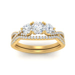 Load image into Gallery viewer, round-cut-twisted-floral-prong-diamond-wedding-set-in-yellow-gold-FD10257RO-ANGLE5-NL-YG?v=1756360082
