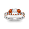 Load image into Gallery viewer, round-cut-twisted-floral-prong-orange-sapphire-wedding-set-in-white-gold-FD10257ROGSAOR-ANGLE5-NL-WG_46922a75-9c25-429f-ac07-c03fc755dc25?v=1756360189