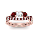 Load image into Gallery viewer, round-cut-twisted-floral-prong-ruby-wedding-set-in-rose-gold-FD10257ROGRUDR-ANGLE5-NL-RG_6d38dce3-deab-4ed9-9675-5b07a3213380?v=1756360189
