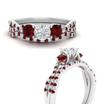 Load image into Gallery viewer, round-cut-twisted-floral-prong-ruby-wedding-set-in-white-gold-FD10257ROGRUDR-ANGLE3-NL-WG_50148ef9-df1b-4732-9a47-abf4ec5ab9e1?v=1756360189
