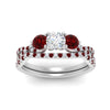 Load image into Gallery viewer, round-cut-twisted-floral-prong-ruby-wedding-set-in-white-gold-FD10257ROGRUDR-ANGLE5-NL-WG_46e45d8e-b1b4-4dea-b748-a041cccba530?v=1756360189