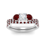 Load image into Gallery viewer, round-cut-twisted-floral-prong-ruby-wedding-set-in-white-gold-FD10257ROGRUDR-ANGLE5-NL-WG_46e45d8e-b1b4-4dea-b748-a041cccba530?v=1756360189
