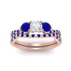 Load image into Gallery viewer, round-cut-twisted-floral-prong-sapphire-wedding-set-in-rose-gold-FD10257ROGSABL-ANGLE5-NL-RG_bed5073f-043b-46e4-ba94-f8cab05a737e?v=1756360188