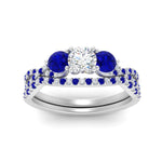 Load image into Gallery viewer, round-cut-twisted-floral-prong-sapphire-wedding-set-in-white-gold-FD10257ROGSABL-ANGLE5-NL-WG?v=1756360082
