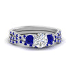 Load image into Gallery viewer, round-cut-twisted-floral-prong-sapphire-wedding-set-in-white-gold-FD10257ROGSABL-NL-WG_a3e76c3e-6f83-4536-b79c-4802c287e5f5?v=1756360188