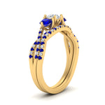 Load image into Gallery viewer, round-cut-twisted-floral-prong-sapphire-wedding-set-in-yellow-gold-FD10257ROGSABL-ANGLE2-NL-YG_c6c48c93-ef18-49c6-aaa8-36978bf59972?v=1756360189

