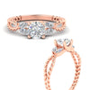Load image into Gallery viewer, round-cut-twisted-leaf-diamond-split-engagement-ring-in-rose-gold-fdenr1084angle3-nl-rg.jpg?v=1764581094