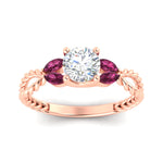Load image into Gallery viewer, round-cut-twisted-leaf-pink-sapphire-split-engagement-ring-in-rose-gold-fdenr1084gsadrpiangle5-nl-rg.jpg?v=1764581094

