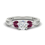 Load image into Gallery viewer, round-cut-twisted-leaf-pink-sapphire-split-engagement-ring-in-white-gold-fdenr1084gsadrpisleep-nl-wg_f1bf2762-d48e-44d0-9bf9-ca787f99c8e1.jpg?v=1764581107
