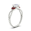 Load image into Gallery viewer, round-cut-twisted-leaf-ruby-split-engagement-ring-in-white-gold-fdenr1084grudrangle2-nl-wg.jpg?v=1764581094