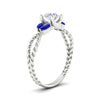Load image into Gallery viewer, round-cut-twisted-leaf-sapphire-split-engagement-ring-in-white-gold-fdenr1084gsablangle2-nl-wg.jpg?v=1764581094