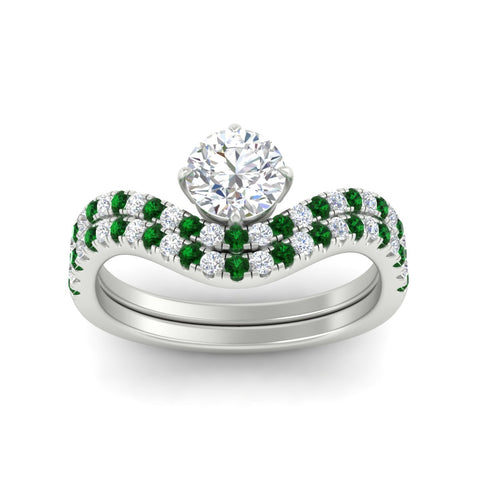round-cut-twisted-pave-engagement-ring-with-curved-emerald-band-in-white-gold-fdens11617rogemgrangle5-nl-wg.jpg