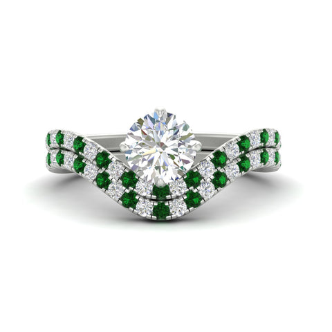 round-cut-twisted-pave-engagement-ring-with-curved-emerald-band-in-white-gold-fdens11617rogemgrsleep-nl-wg.jpg
