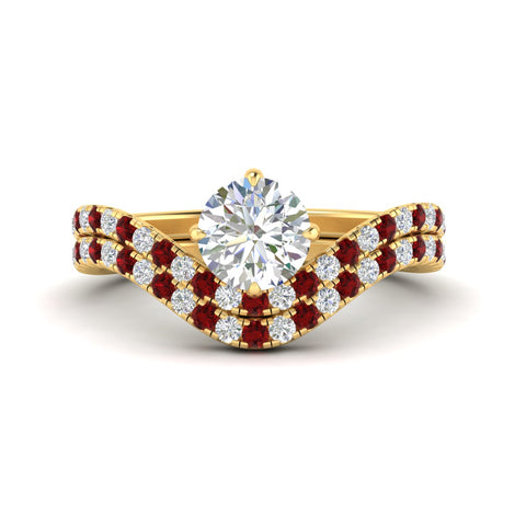 round-cut-twisted-pave-engagement-ring-with-curved-ruby-band-in-yellow-gold-fdens11617rogrudrsleep-nl-yg.jpg