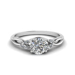 Load image into Gallery viewer, round-cut-twisted-petal-diamond-engagement-ring-in-14K-white-gold-FD8300ROR-NL-WG.jpg
