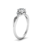 Load image into Gallery viewer, round-cut-twisted-petal-diamond-engagement-ring-in-14K-white-gold-FD8300ROR-NL-WG.jpg
