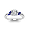 Load image into Gallery viewer, round-cut-twisted-petal-diamond-engagement-ring-with-blue-sapphire-in-14K-white-gold-FD8300RORGSABL-NL-WG.jpg
