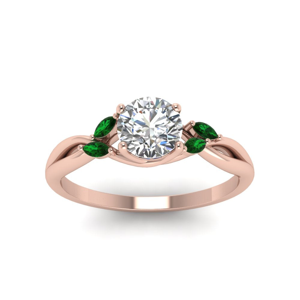 round-cut-twisted-petal-diamond-engagement-ring-with-emerald-in-14K-rose-gold-FD8300RORGEMGR-NL-RG.jpg