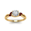 Load image into Gallery viewer, round-cut-twisted-petal-diamond-engagement-ring-with-ruby-in-14K-yellow-gold-FD8300RORGRUDR-NL-YG.jpg