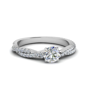 14k White Gold / Diamond / 1 Ct
