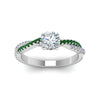 Load image into Gallery viewer, round-cut-twisted-vine-diamond-engagement-ring-for-women-with-emerald-in-14K-white-gold-FD8233RORGEMGR-NL-WG.jpg
