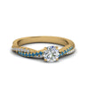 Load image into Gallery viewer, round-cut-twisted-vine-diamond-engagement-ring-for-women-with-ice-blue-topaz-in-14K-yellow-gold-FD8233RORGICBLTO-NL-YG.jpg