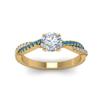 Load image into Gallery viewer, round-cut-twisted-vine-diamond-engagement-ring-for-women-with-ice-blue-topaz-in-14K-yellow-gold-FD8233RORGICBLTO-NL-YG.jpg
