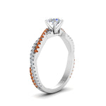 Load image into Gallery viewer, round-cut-twisted-vine-diamond-engagement-ring-for-women-with-orange-sapphire-in-14K-white-gold-FD8233RORGSAOR-NL-WG.jpg
