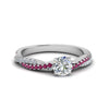 Load image into Gallery viewer, round-cut-twisted-vine-diamond-engagement-ring-for-women-with-pink-sapphire-in-14K-white-gold-FD8233RORGSADRPI-NL-WG.jpg