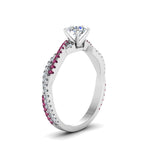 Load image into Gallery viewer, round-cut-twisted-vine-diamond-engagement-ring-for-women-with-pink-sapphire-in-14K-white-gold-FD8233RORGSADRPI-NL-WG.jpg
