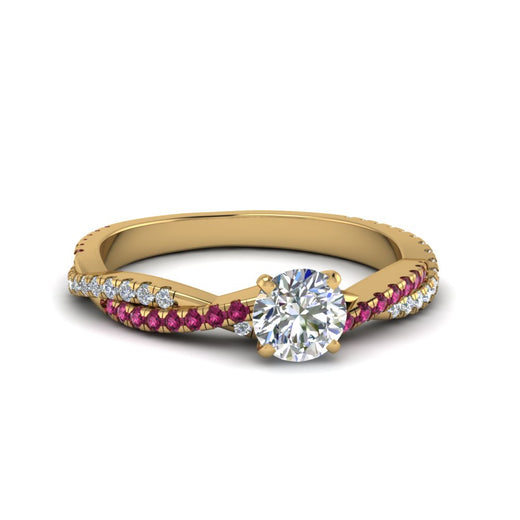 round-cut-twisted-vine-diamond-engagement-ring-for-women-with-pink-sapphire-in-14K-yellow-gold-FD8233RORGSADRPI-NL-YG.jpg