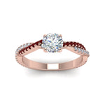 Load image into Gallery viewer, round-cut-twisted-vine-diamond-engagement-ring-for-women-with-ruby-in-14K-rose-gold-FD8233RORGRUDR-NL-RG.jpg
