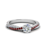 Load image into Gallery viewer, round-cut-twisted-vine-diamond-engagement-ring-for-women-with-ruby-in-14K-white-gold-FD8233RORGRUDR-NL-WG.jpg
