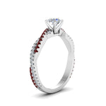 Load image into Gallery viewer, round-cut-twisted-vine-diamond-engagement-ring-for-women-with-ruby-in-14K-white-gold-FD8233RORGRUDR-NL-WG.jpg
