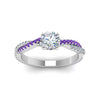 Load image into Gallery viewer, round-cut-twisted-vine-diamond-engagement-ring-for-women-with-violac-topaz-in-14K-white-gold-FD8233RORGVITO-NL-WG.jpg