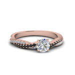 Load image into Gallery viewer, round-cut-twisted-vine-engagement-ring-for-women-with-black-diamond-in-14K-rose-gold-FD8233RORGBLACK-NL-RG.jpg
