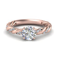 Thumbnail 30 - round-cut-twisted-vine-engagement-ring-in-rose-gold-FD9127ROR-NL-RG