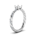 Load image into Gallery viewer, round-cut-twisted-vine-engagement-ring-in-white-gold-FD9127RORANGLE2-NL-WG
