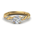 Thumbnail 57 - round-cut-twisted-vine-engagement-ring-in-yellow-gold-FD9127ROR-NL-YG