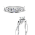 Thumbnail 1 - round-cut-twisted-vine-floral-diamond-engagement-ring-in-FD10977RORANGLE3-NL-WG
