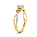 Load image into Gallery viewer, round-cut-twisted-vine-floral-diamond-engagement-ring-in-FD10977RORANGLE3-NL-YG
