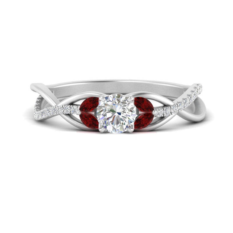 round-cut-twisted-vine-floral-diamond-engagement-ring-with-ruby-in-FD10977RORGRUDRANGLE3-NL-WG
